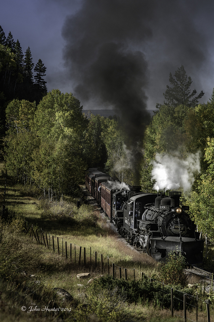 Traveling on the Narrow gauge railroad