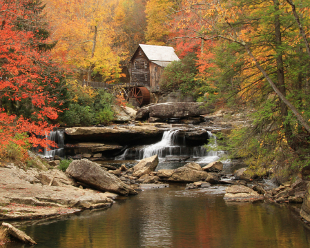 glade creek landscape