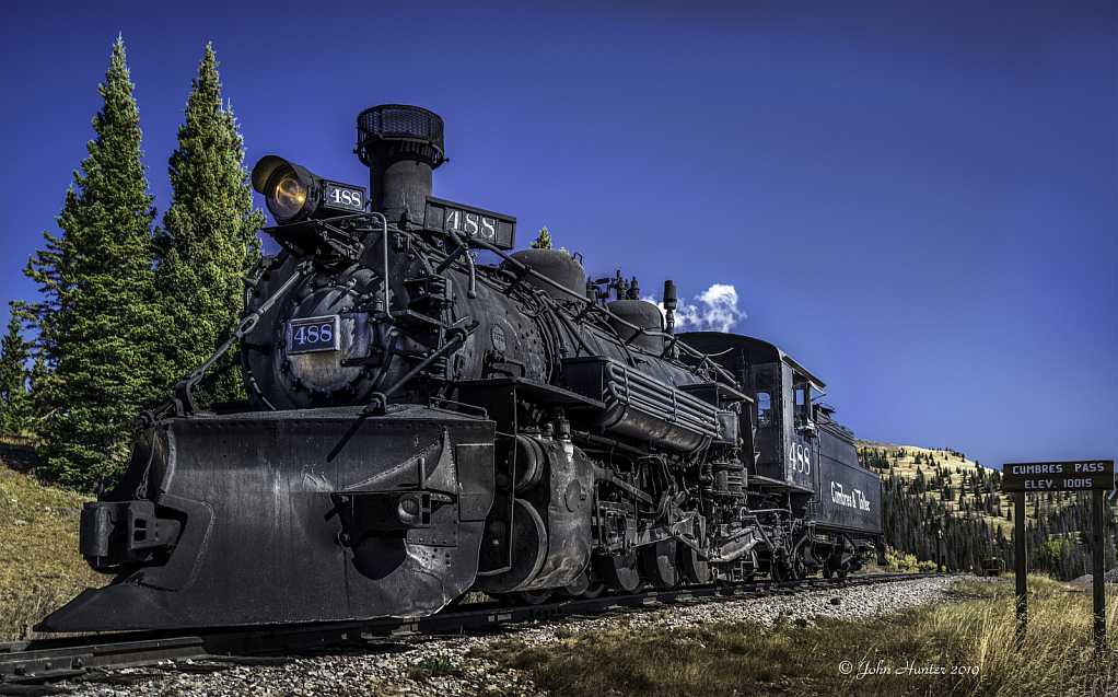 Engine 488 at Cumbres Pass