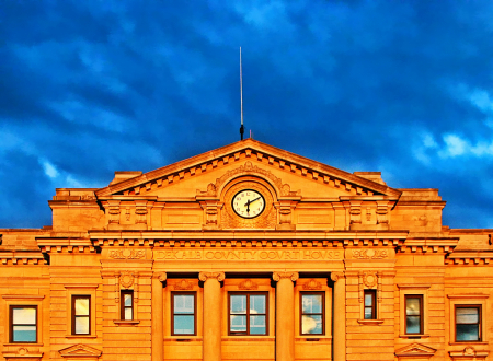 Golden Light on Court House