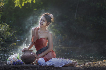 Myanmar Young Girl