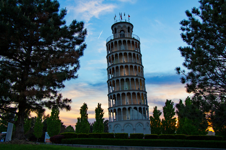 Leaning Tower of Niles Illinois