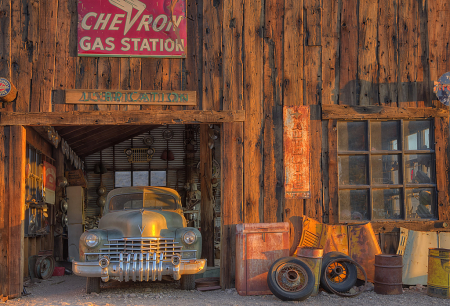 Chevron Station Sunrise