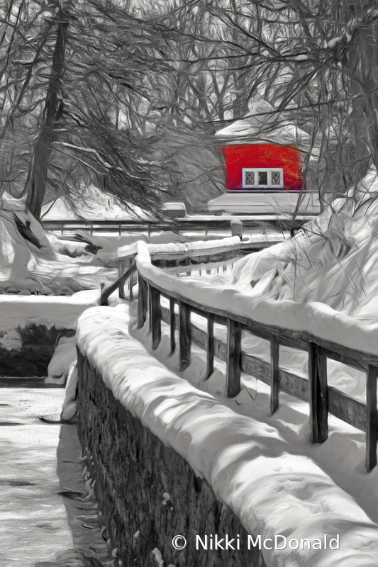 Hatchery Museum in Winter