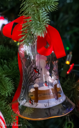 Beautiful Painted Christmas Bell