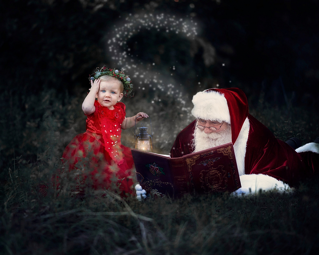 Story time with Santa