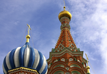 Two Russian Steeples