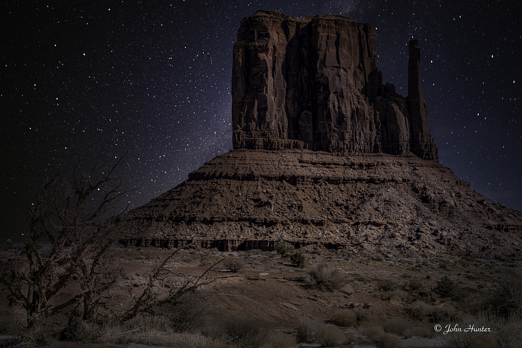 Left Mitten at Monument Valley - ID: 15782542 © John E. Hunter