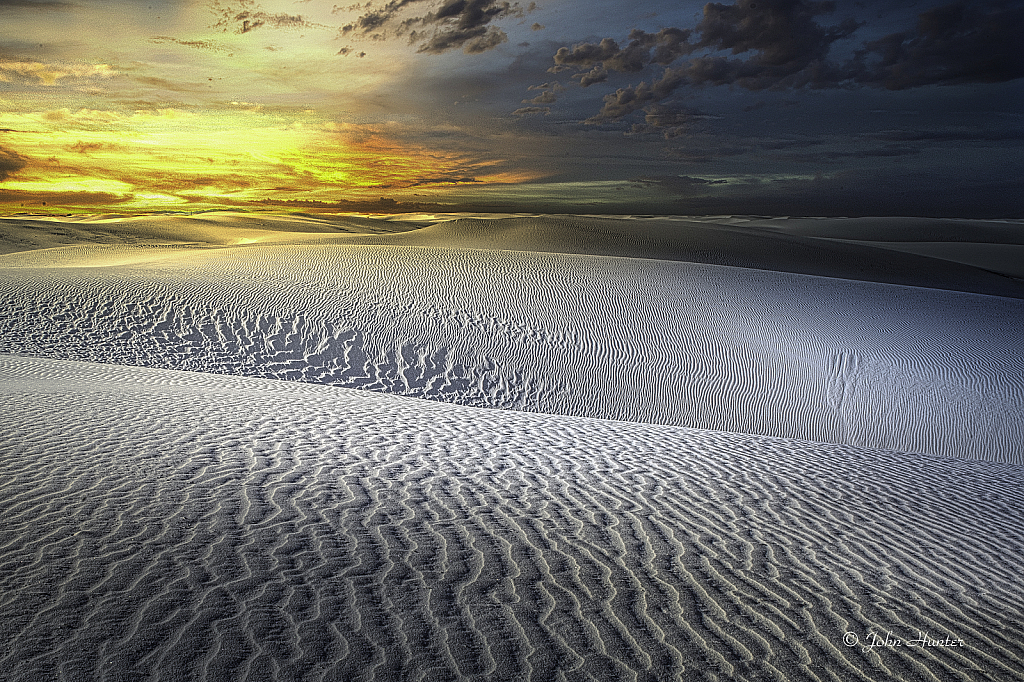White Sands, New Mexico Sunrise - ID: 15782602 © John E. Hunter