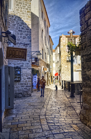 A Quiet Street In Budva