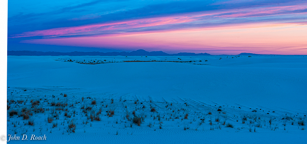 Sunrise at White Sands