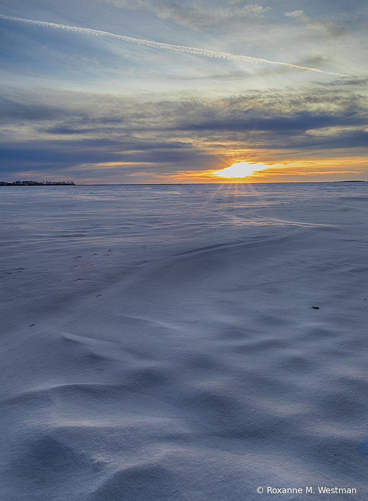 North Dakotas winter sand - ID: 15785370 © Roxanne M. Westman