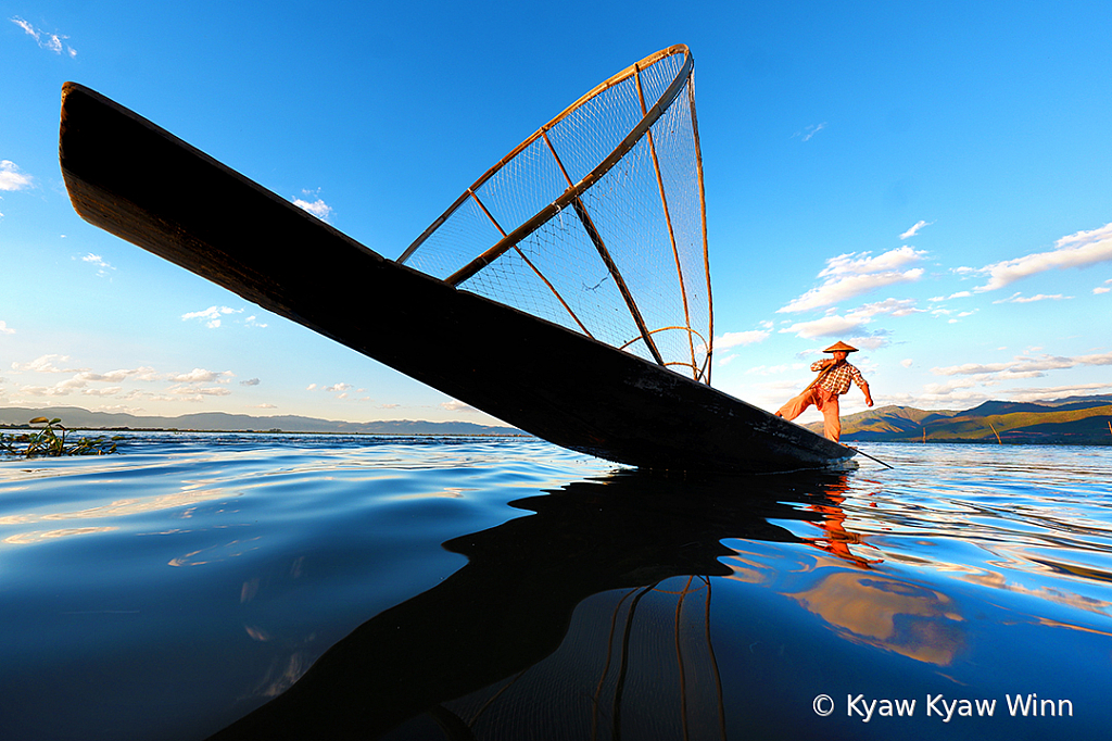 The Boat from Inle - ID: 15785878 © Kyaw Kyaw Winn