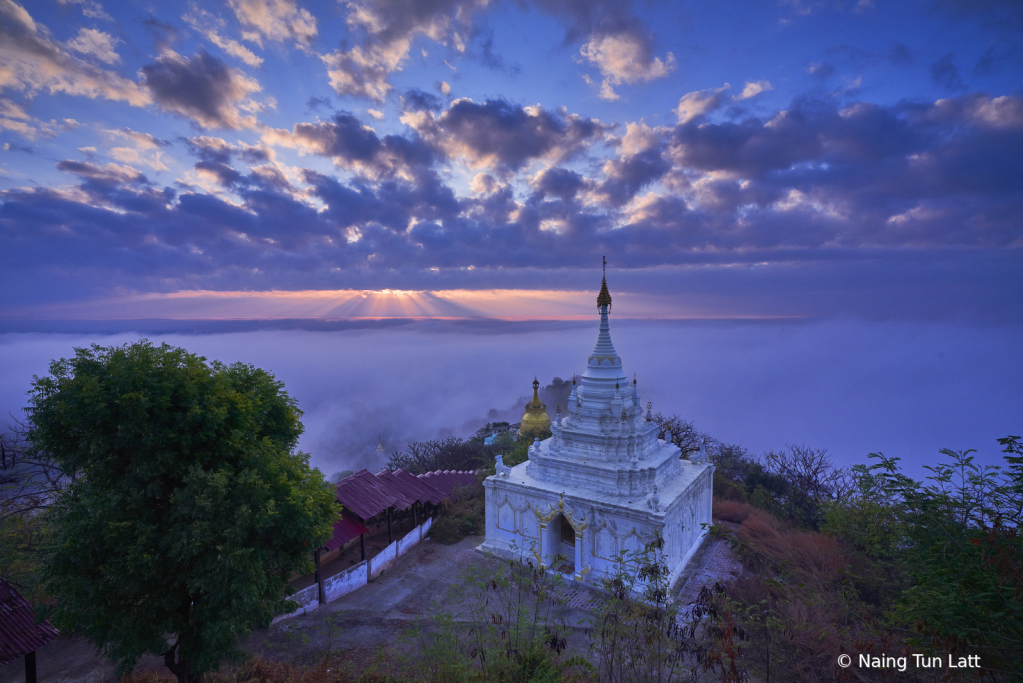 Sagaing hill sunrise