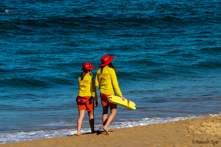 LIFE GUARDS AT MANLY BEACH