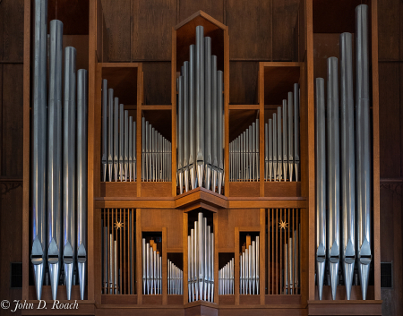 The Organ Pipes-Cannon Memorial Chapel