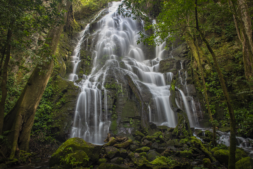 Las Pailas waterfall
