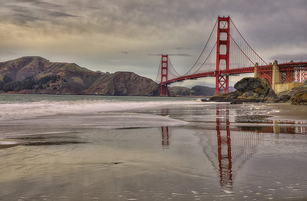 Baker Beach Reflection