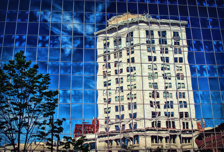 McKay Tower Reflection