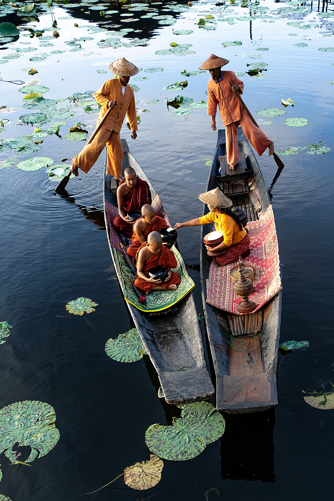 Donation of monks