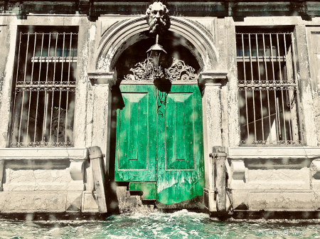 Green Door in Venice