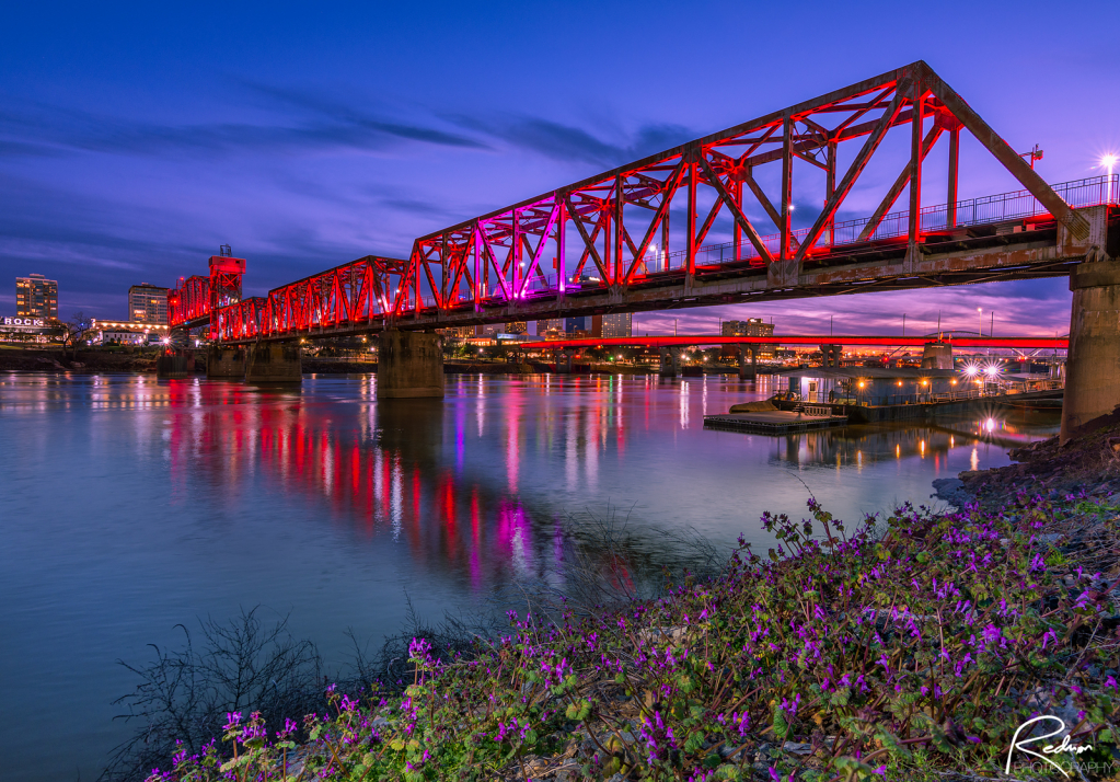 Junction Bridge in Spring