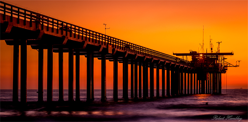 San Diego Pier at Sunset - ID: 15811924 © Robert Hambley