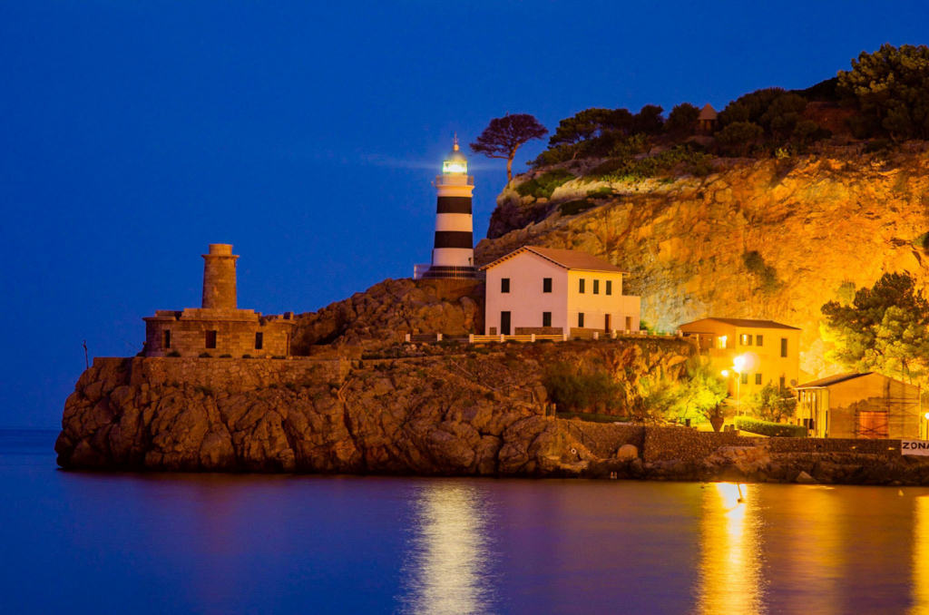 Port de Soller Lighthouses, Mallorca, Spain
