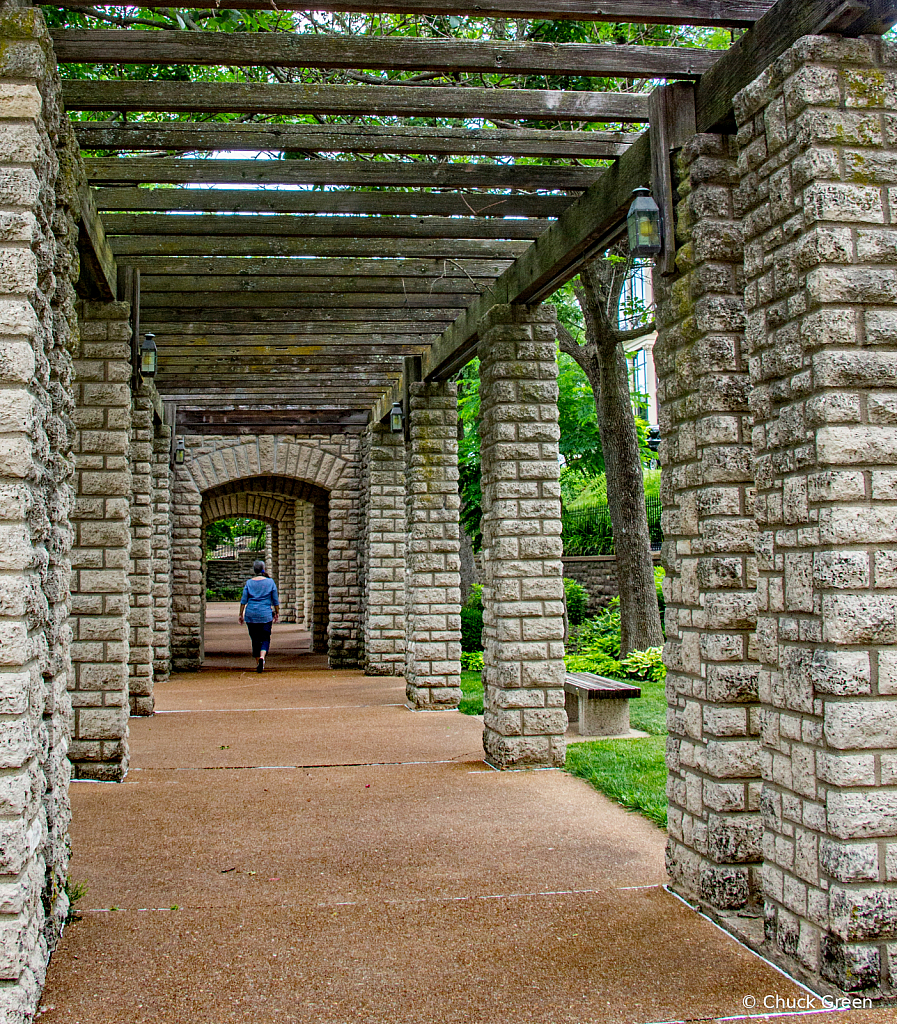 Down the Walkway 