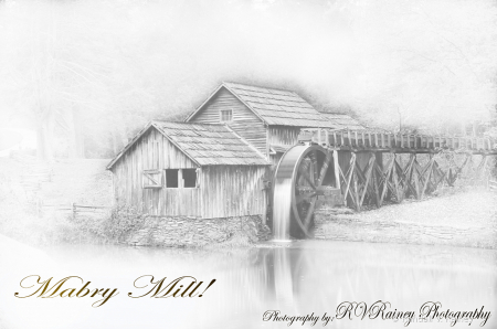 Mabre Mill conversion to Pencil Sketch