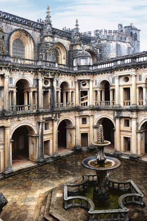 Cloister after rain