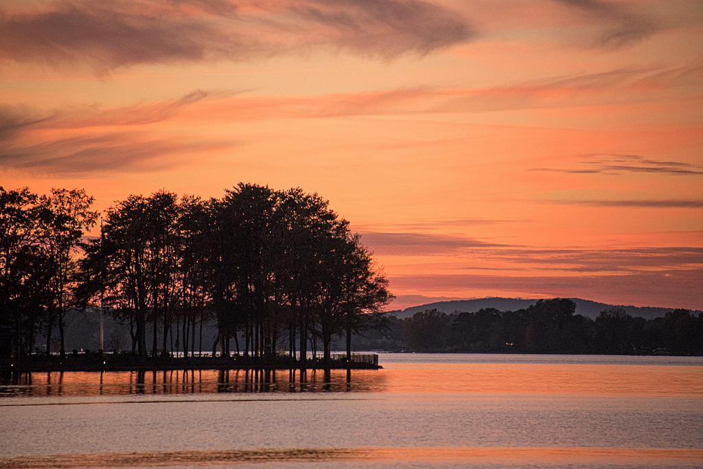 lake sunset