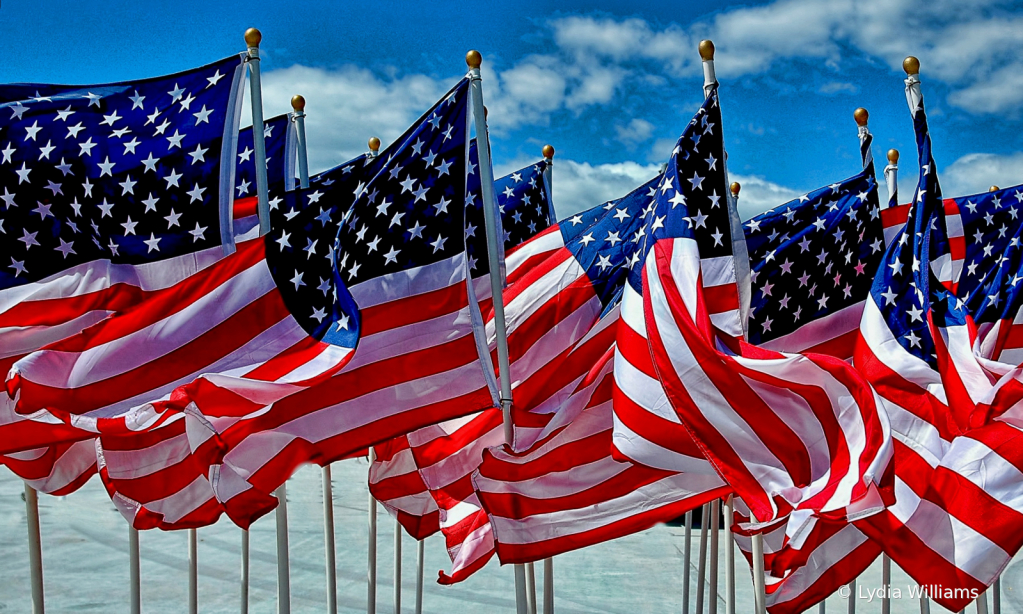 Red, White & Blue Waves