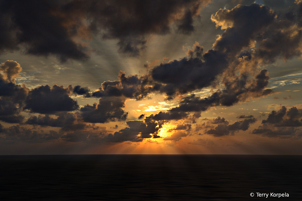 Caribbean Sunset - ID: 15818827 © Terry Korpela