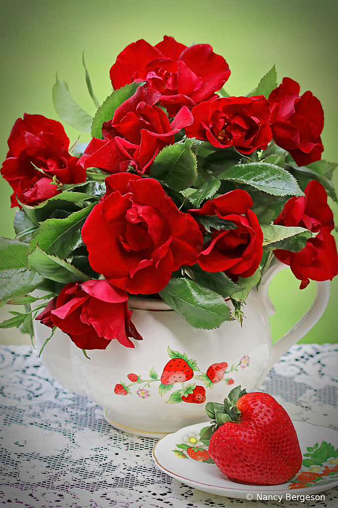 Strawberry & Roses