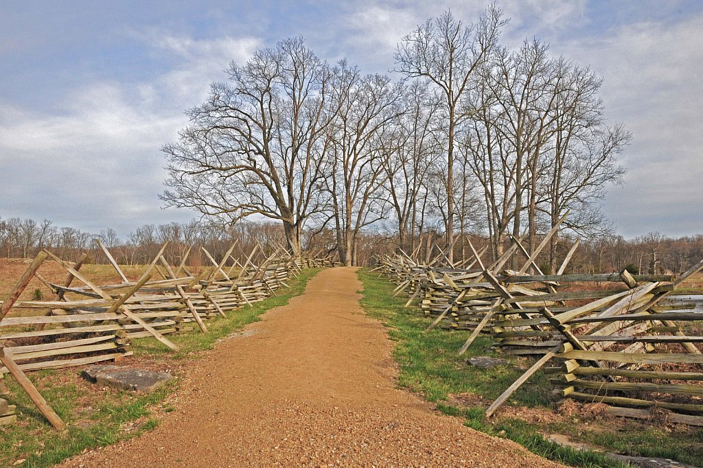 Gettysburg Road Symmetry I - ID: 15820918 © William S. Briggs