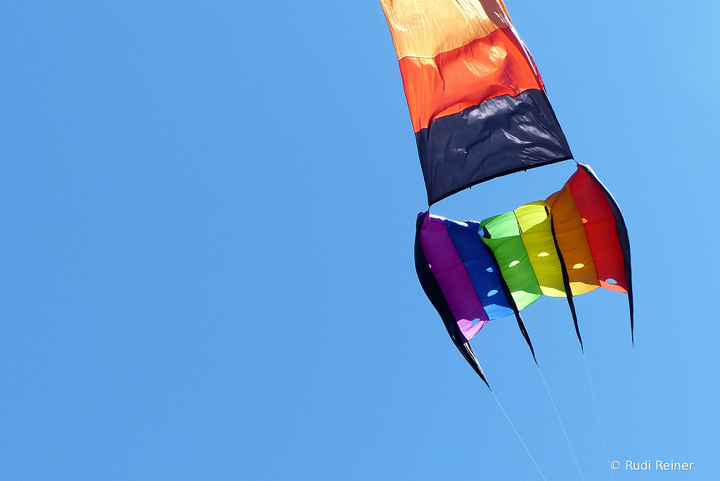 Kite above