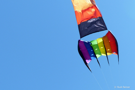 Kite above