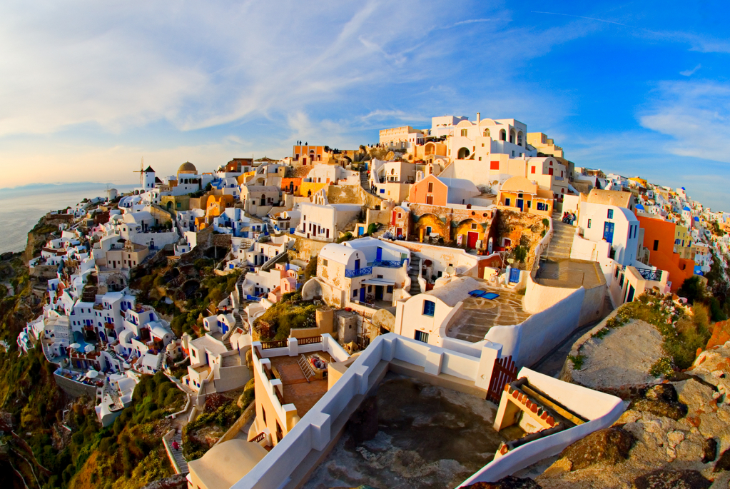 Oia, Greece Before Sunset