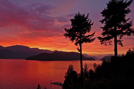 Sunset at the Lake