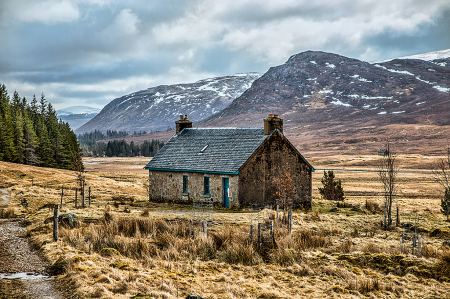 Melgrave Bothy on the  Corrieyairack Pass 