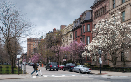 Crossing Commonwealth...Boston