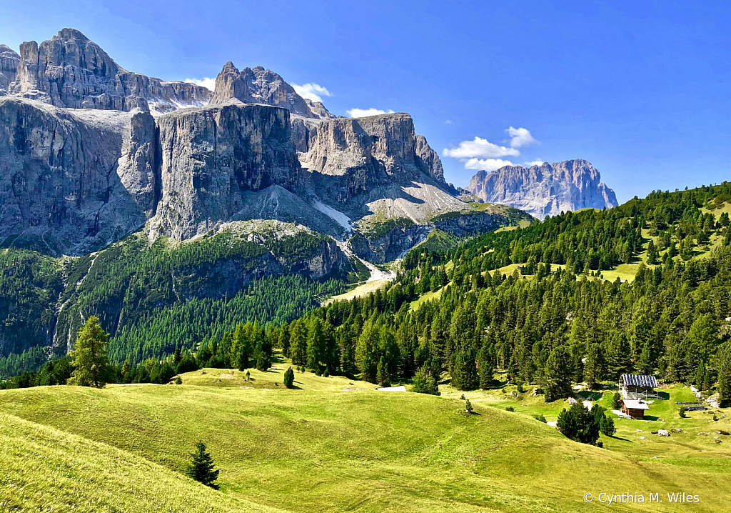 Shelter in the Valley of Dolomites 