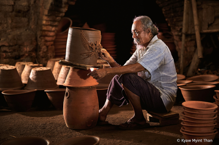 Pottery artist