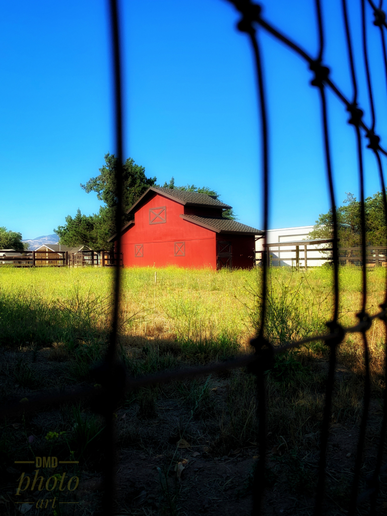 ~ ~ THE RED BARN BEHIND THE FENCE ~ ~ 