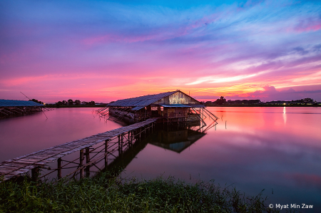 The shed on water