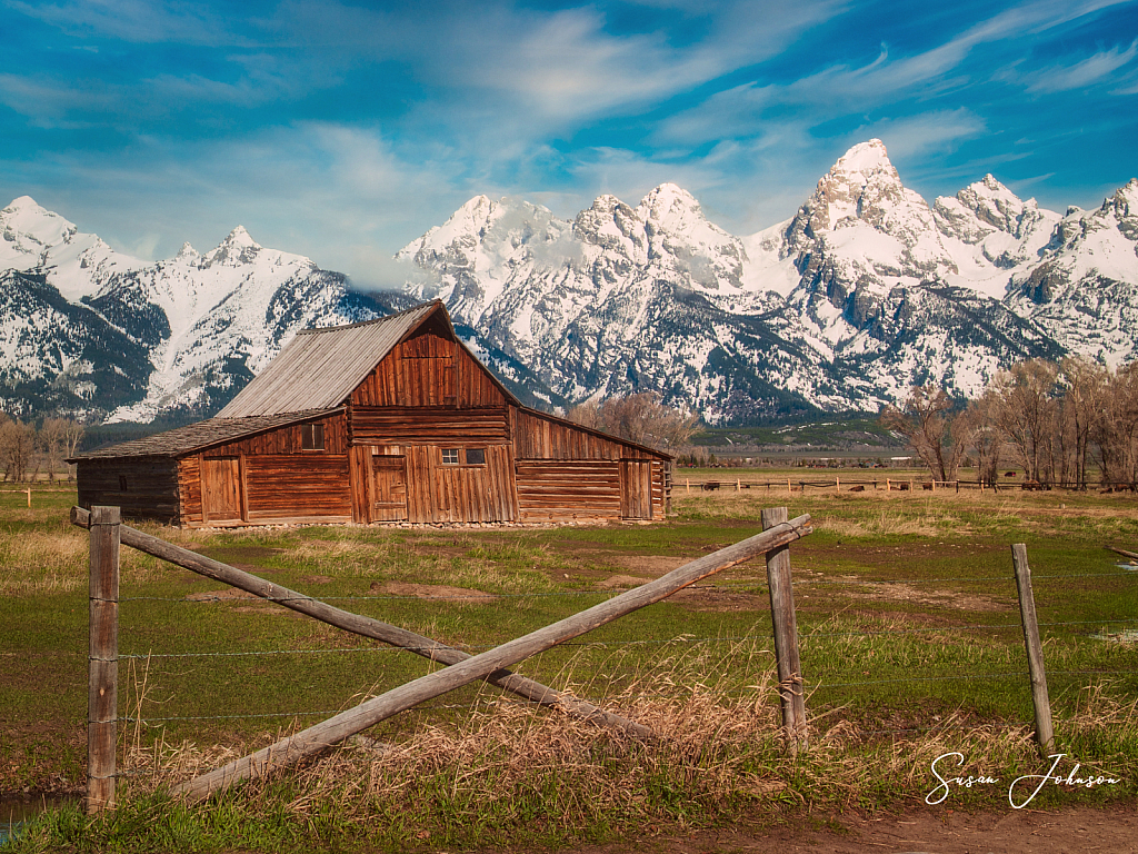 Wyoming Barn - ID: 15828885 © Susan Johnson