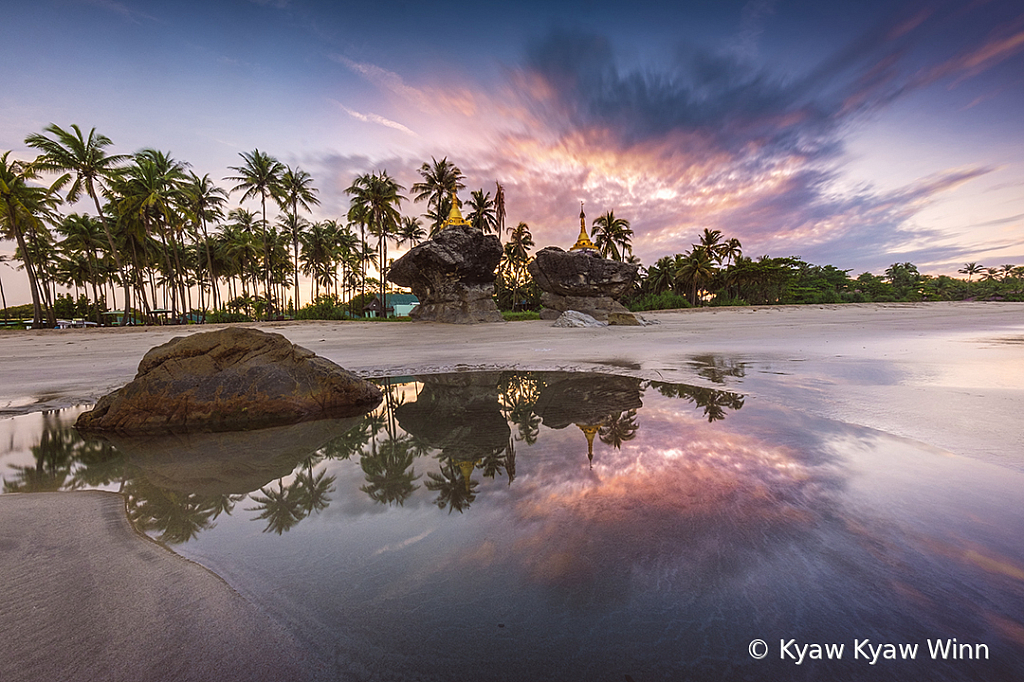 Reflection of Colorful Clouds - ID: 15829630 © Kyaw Kyaw Winn