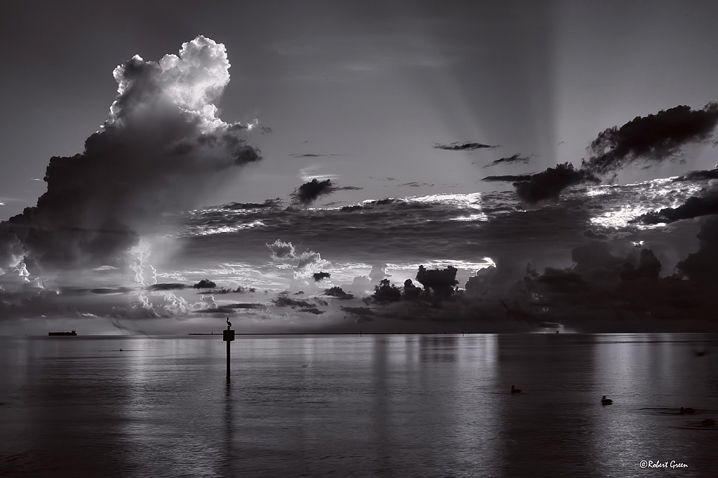 Galveston Bay Sunrise - ID: 15830052 © Robert/Donna Green