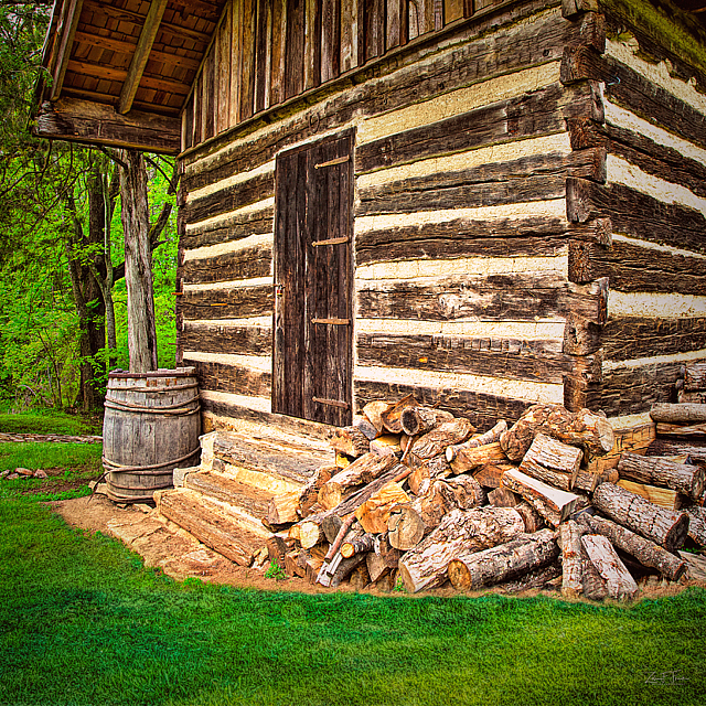 Old Stone House Log Cabin